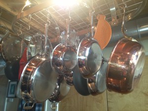 My pot rack My pot rack